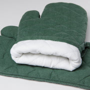 Heirloom - Jade Green Stonewash Oven Mitt Home & Kitchen
