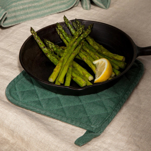 Heirloom - Jade Green Stonewash Potholder Home & Kitchen