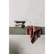 Heirloom - Jade Stripe Linen - Cotton Dishtowel Home & Kitchen