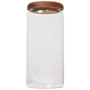 Heirloom - Jar Glass Acacia Large Home & Kitchen