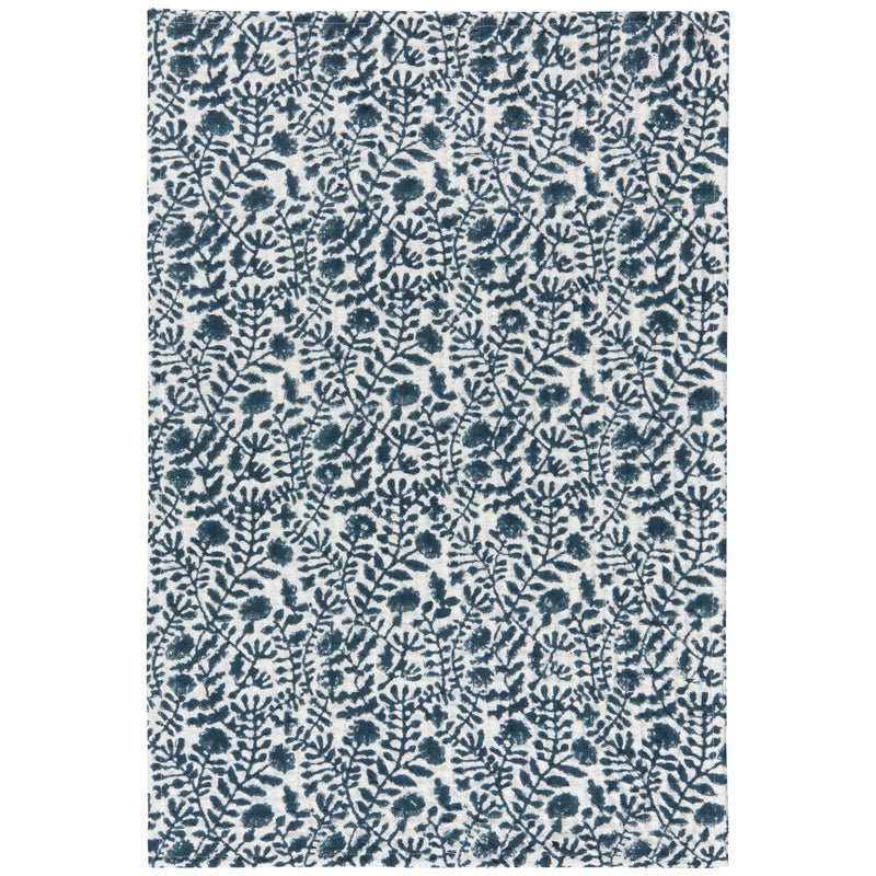 Heirloom - Jasmine Block Print Waffle Dishtowel Home & Kitchen