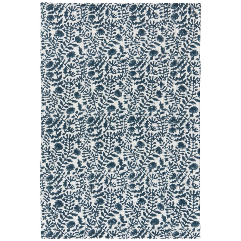 Heirloom - Block Print Waffle Dishtowel - Jasmine