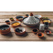 Heirloom - Kaleidoscope Terracotta Pinch Bowls Set of 6 Home & Kitchen