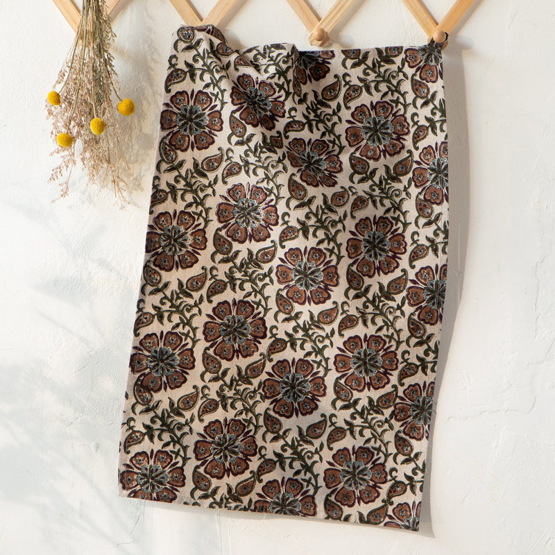 Heirloom - Kitchen Towel Block Print Elysian Home & Kitchen