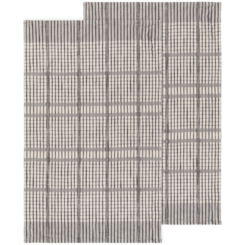 Heirloom - Kitchen Towel Finley Check Pewter Home & Kitchen