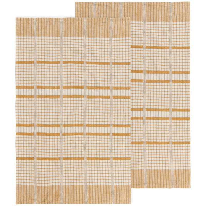 Heirloom - Kitchen Towel Finley Check Saffron Home & Kitchen