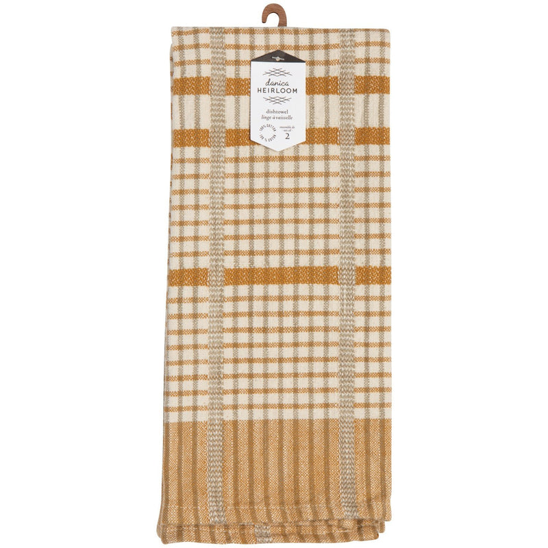 Heirloom - Kitchen Towel Finley Check Saffron Home & Kitchen