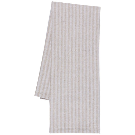 Heirloom - Kitchen Towel Linen/Ctn Stripe DoveGray | Gray Home & Kitchen