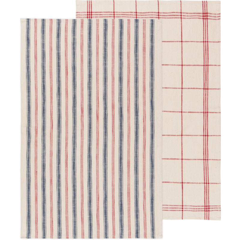 Heirloom - Kitchen Towel Vintage French Jules | Red Home & Kitchen