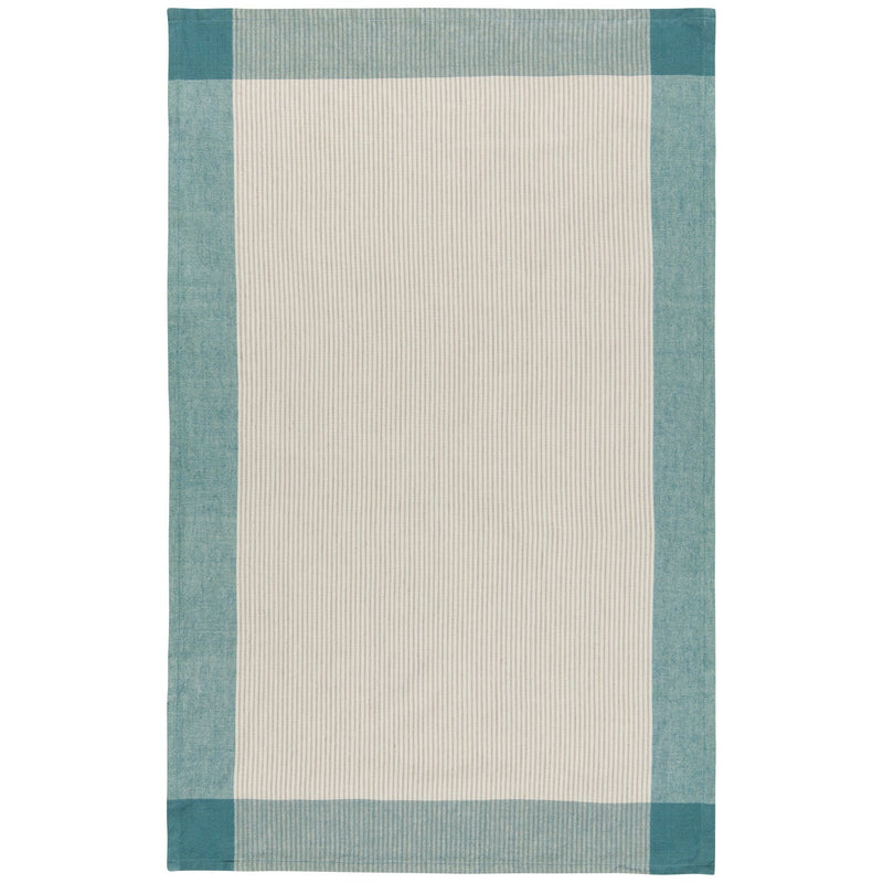 Heirloom - Lagoon Array Stripe Dishtowel Set of 2 Home & Kitchen