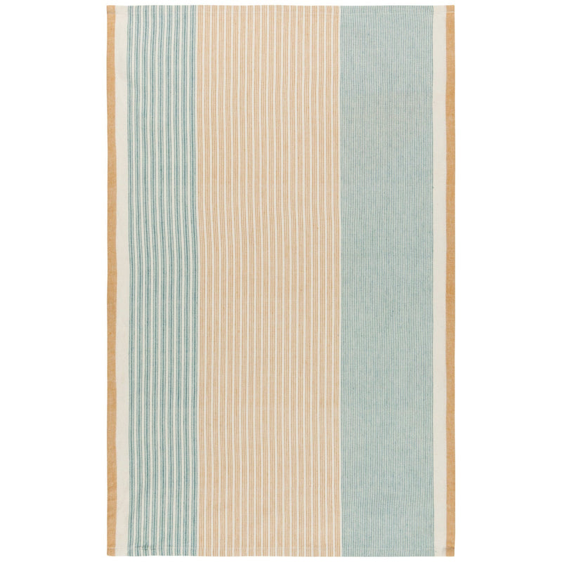 Heirloom - Lagoon Array Stripe Dishtowel Set of 2 Home & Kitchen