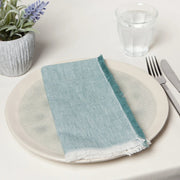 Heirloom - Lagoon Chambray Napkins Set of 4 Home & Kitchen