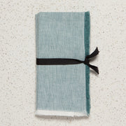 Heirloom - Lagoon Chambray Napkins Set of 4 Home & Kitchen