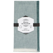 Heirloom - Lagoon Chambray Napkins Set of 4 Home & Kitchen