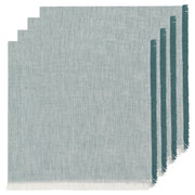 Heirloom - Lagoon Chambray Napkins Set of 4 Home & Kitchen