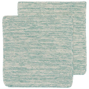Heirloom - Lagoon Knit Dishcloths Set of 2 Home & Kitchen