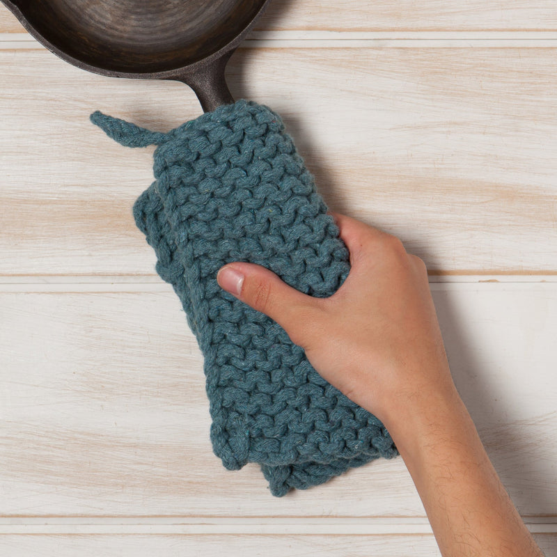 Heirloom - Lagoon Knit Potholder Home & Kitchen