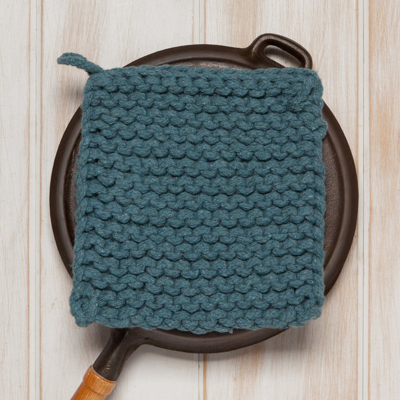 Heirloom - Lagoon Knit Potholder Home & Kitchen