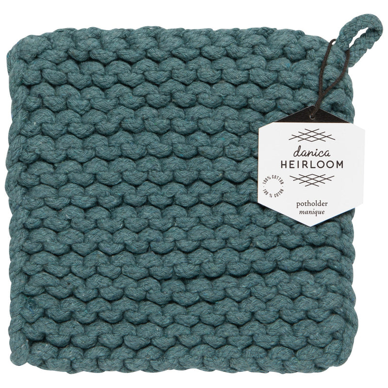Heirloom - Lagoon Knit Potholder Home & Kitchen