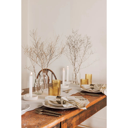 Heirloom - Leaf Metal Napkin Rings Set of 4 Home & Kitchen