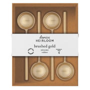 Heirloom - Long Spoons - Gold Set of 4 Home & Kitchen