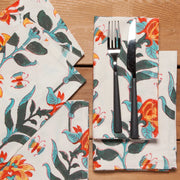Heirloom - Block Print Napkins (Set of 4) - Marigold