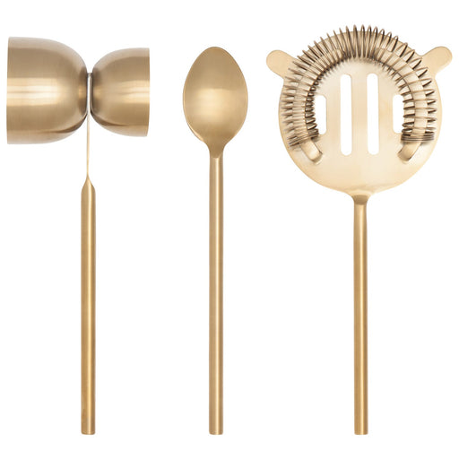 Heirloom - Matte Gold Bar Tools Set of 3 Home & Kitchen