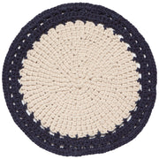 Heirloom - Midnight Aura Hand-Knotted Placemat