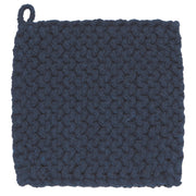 Heirloom - Midnight Blue Knit Potholder Home & Kitchen
