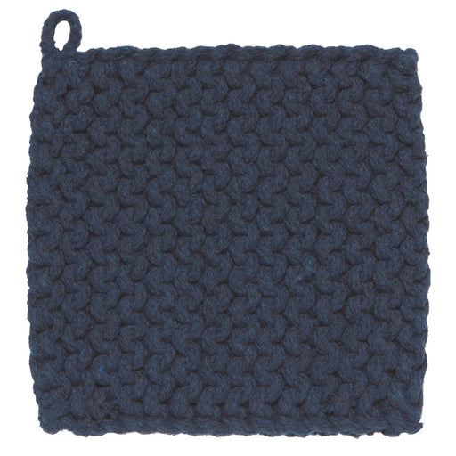 Heirloom - Midnight Blue Knit Potholder Home & Kitchen