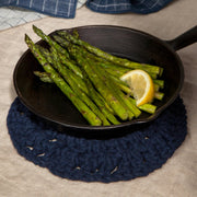 Heirloom - Midnight Blue Knotted Trivet Home & Kitchen