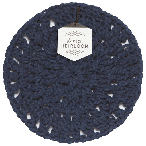 Heirloom - Midnight Blue Knotted Trivet Home & Kitchen