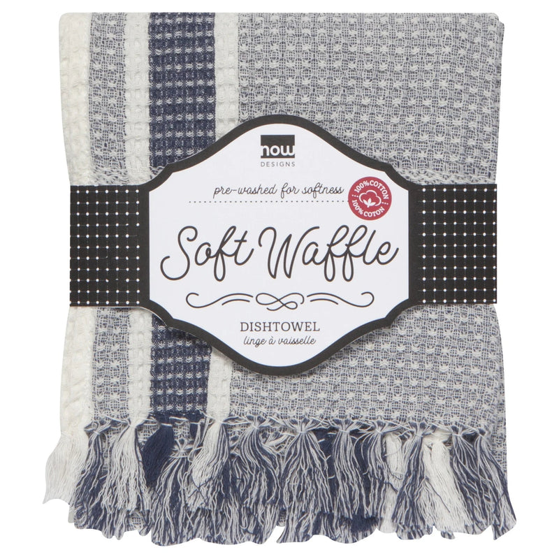 Heirloom - Midnight Blue Soft Waffle Dishtowel Home & Kitchen
