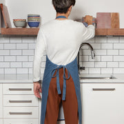 Heirloom - Midnight Blue Stonewash Apron Home & Kitchen
