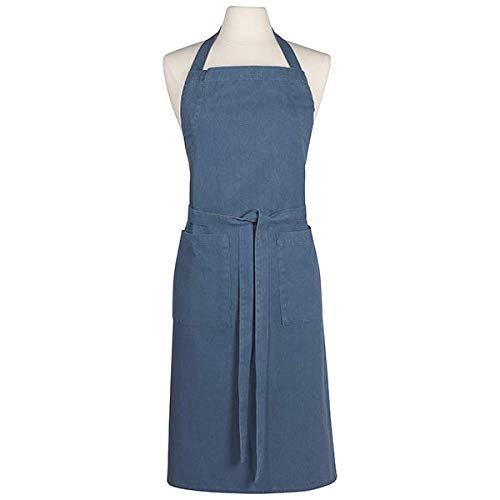 Heirloom - Midnight Blue Stonewash Apron Home & Kitchen
