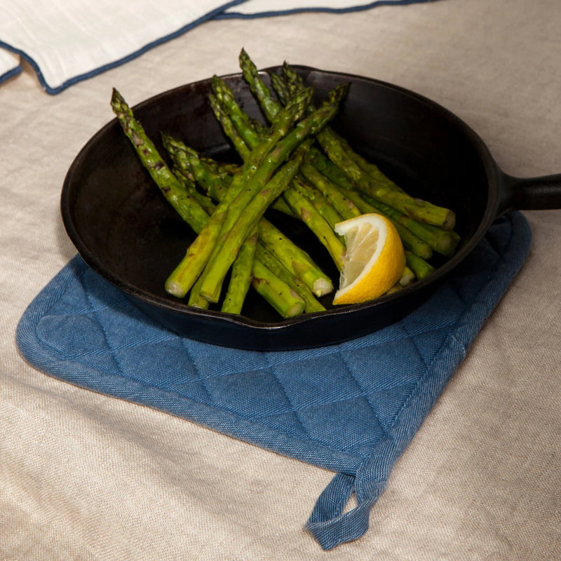 Heirloom - Midnight Blue Stonewash Potholder Home & Kitchen