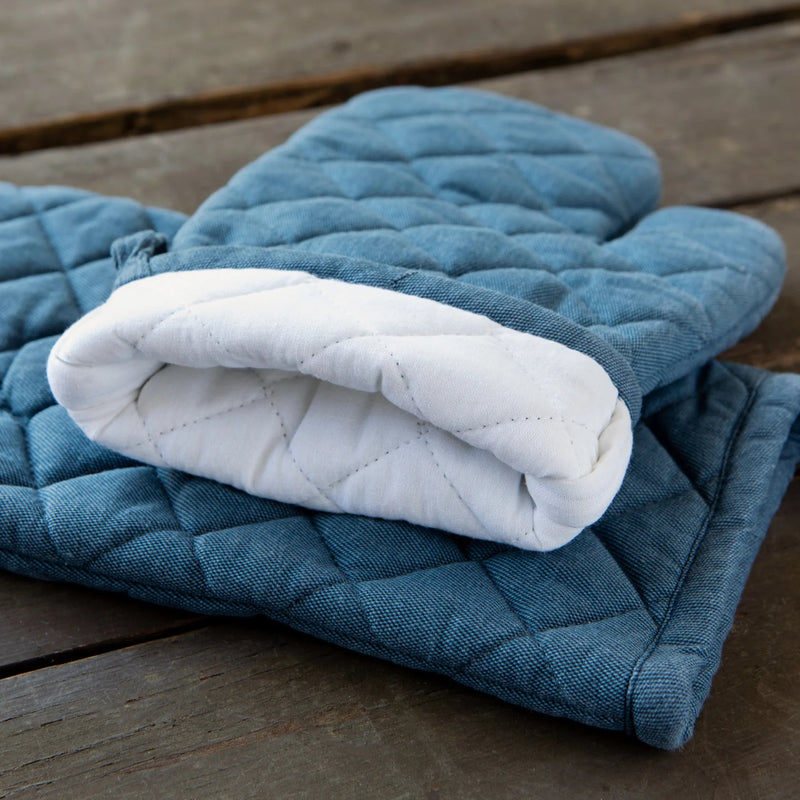 Heirloom - Midnight Stonewash Oven Mitt Home & Kitchen