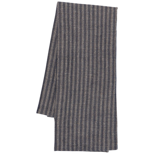 Heirloom - Midnight Stripe Linen - Cotton Dishtowel Home & Kitchen
