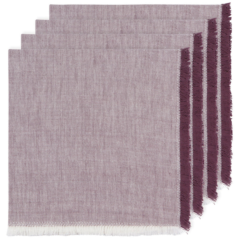 Heirloom - Napkin Chambray Ash Plum | Purple Home & Kitchen