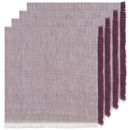 Heirloom - Napkin Chambray Ash Plum | Purple Home & Kitchen