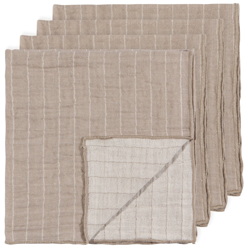 Heirloom - Napkin Double Weave Dove Gray | Gray Home & Kitchen