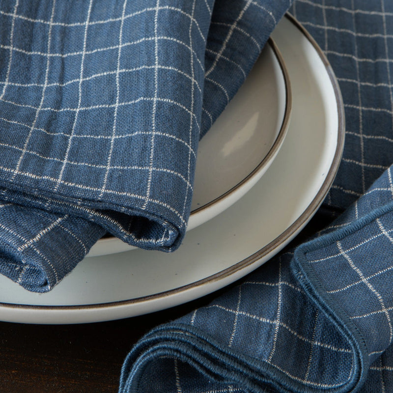Heirloom - Napkin Double Weave Midnight Home & Kitchen