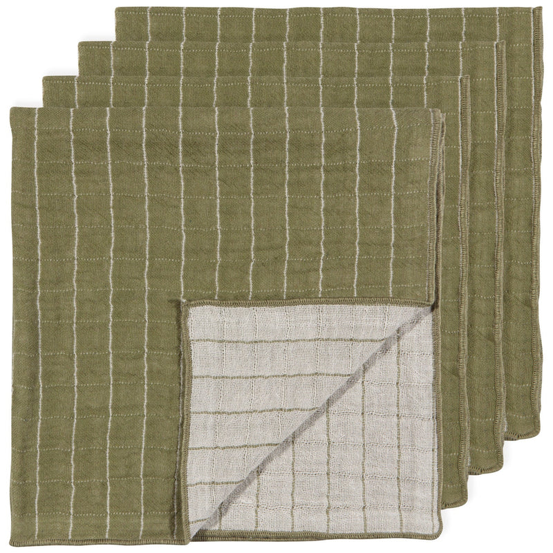 Heirloom - Napkin Double Weave Olive Branch | Green Home & Kitchen