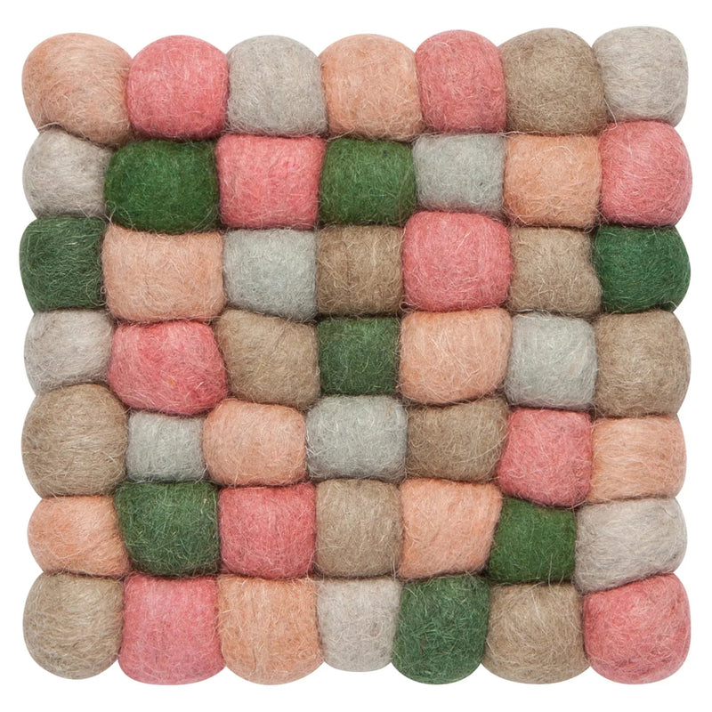 Heirloom - Nectar Wool Felt Ball Trivet