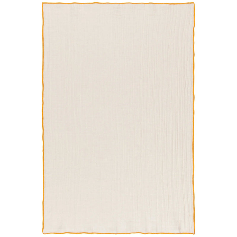 Heirloom - Ochre Double Weave Dishtowels Set of 2 Home & Kitchen