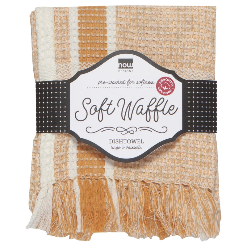 Heirloom - Ochre Soft Waffle Dishtowel Home & Kitchen