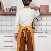 Heirloom - Ochre Stonewash Apron Home & Kitchen