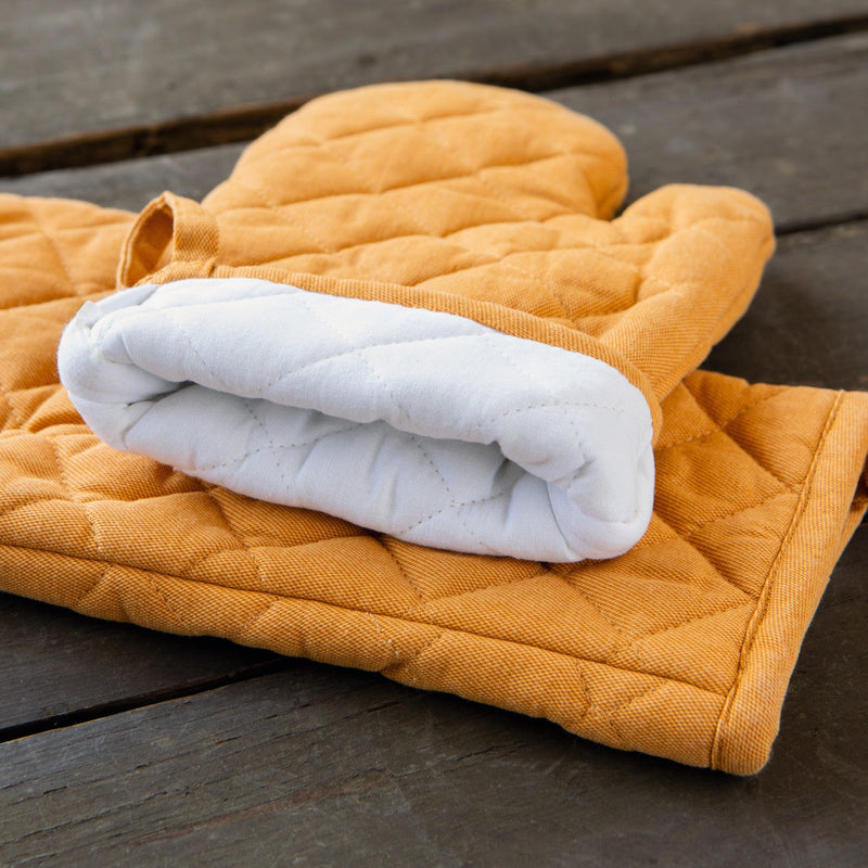 Heirloom - Ochre Stonewash Oven Mitt Home & Kitchen