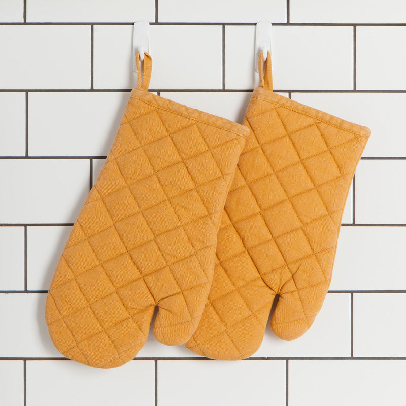 Heirloom - Ochre Stonewash Oven Mitt Home & Kitchen