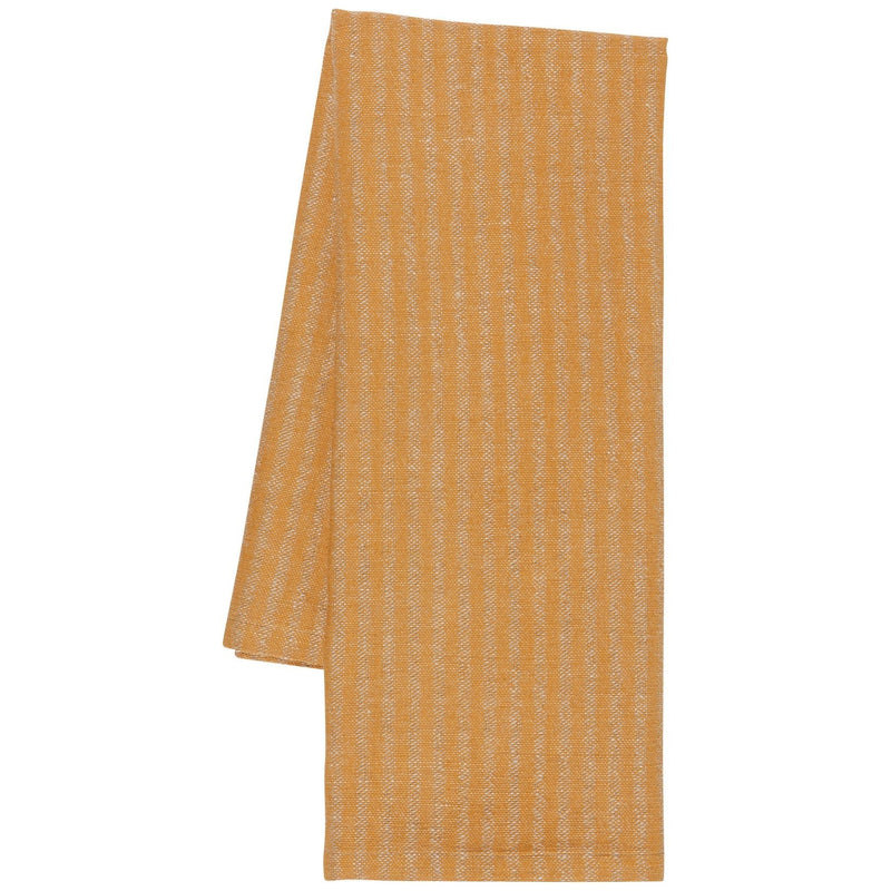 Heirloom - Ochre Stripe Linen - Cotton Dishtowel Home & Kitchen